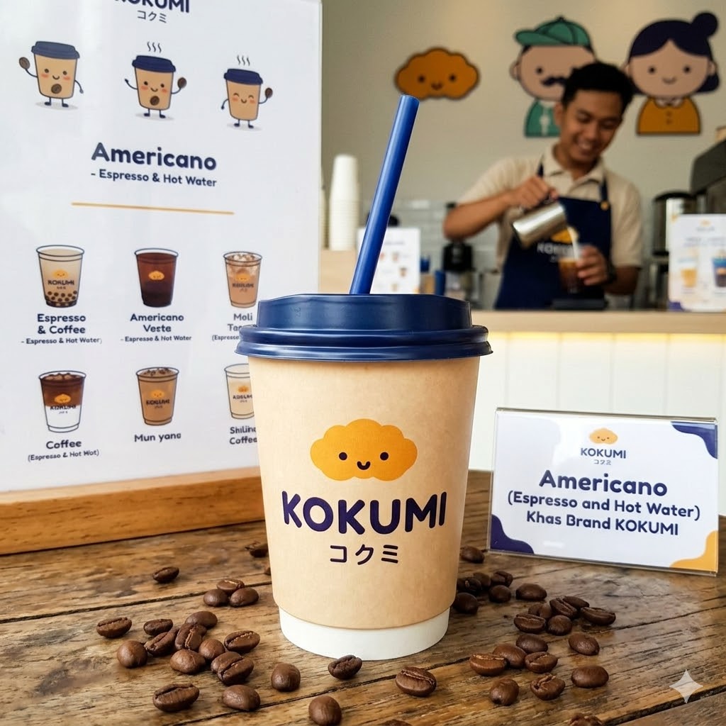 Americano – Espresso dengan air panas